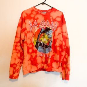 Def Leppard Bleached Sweatshirt